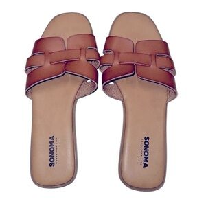 Sonoma brown sandals size 8